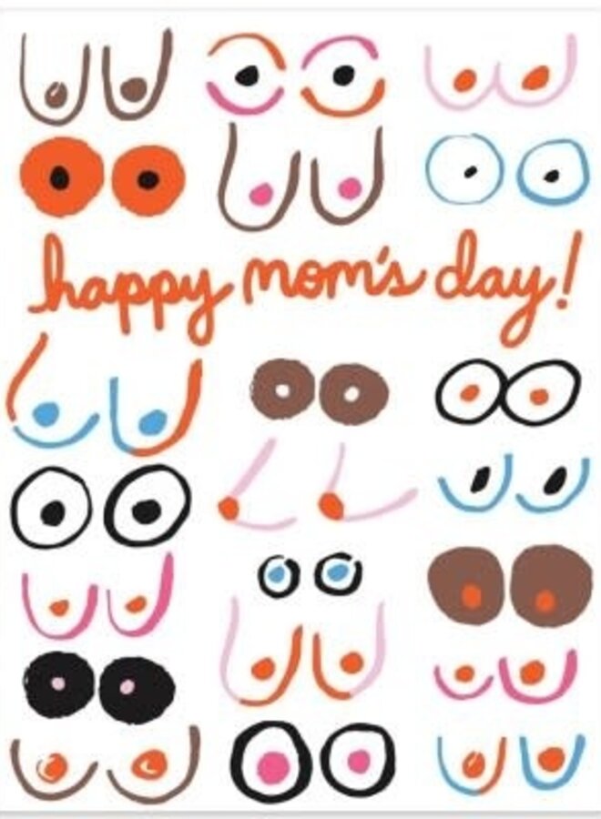 Boobs Happy Mom's Day Card
