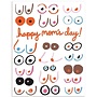 Boobs Happy Mom's Day Card