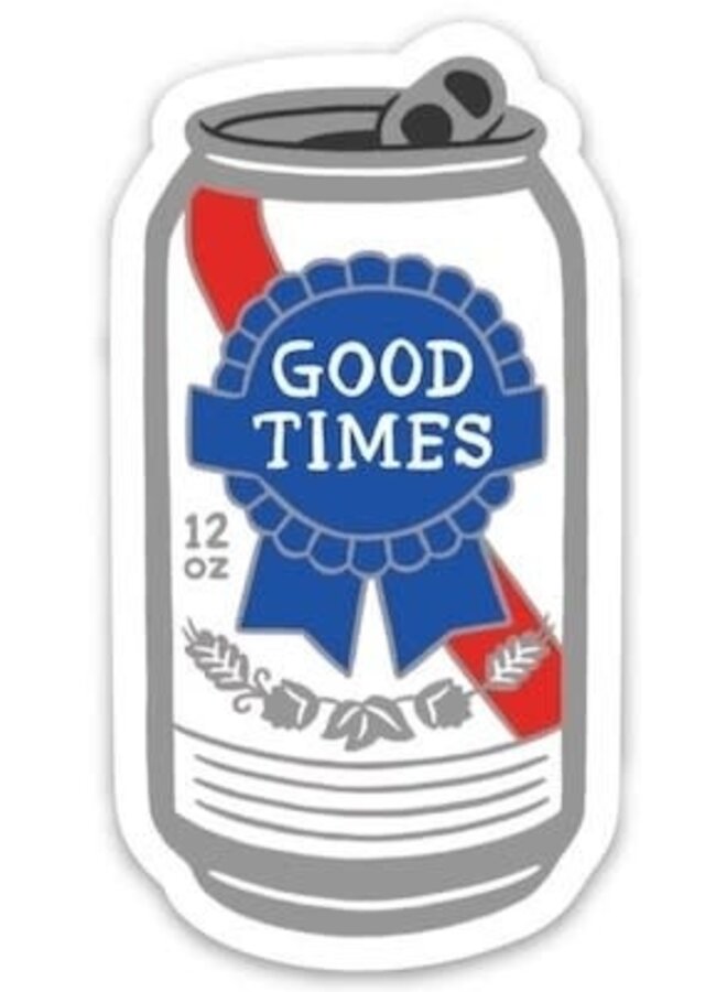 Good Times Beer Sticker