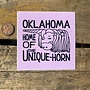Oklahoma Unique-Horn Sticker