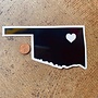 Oklahoma Heart Sticker