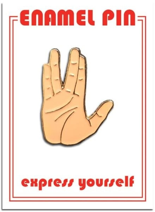 Vulcan Salute Pin
