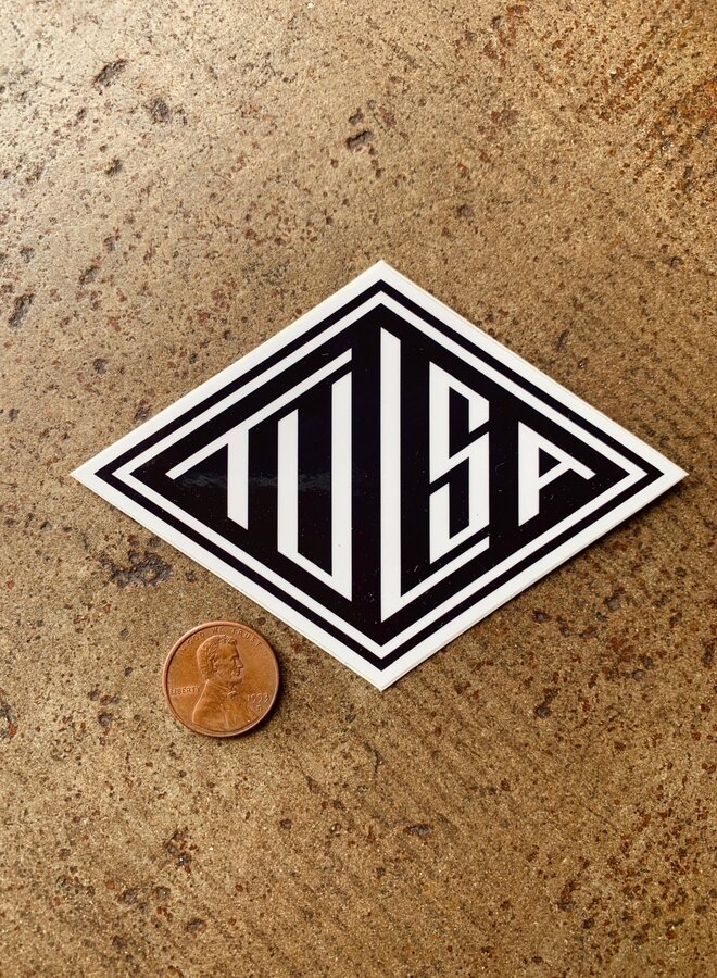 Tulsa Diamond Sticker