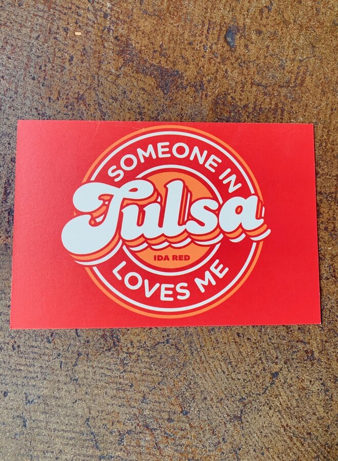 Someone In Tulsa Post Card