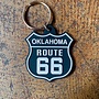 Oklahoma Route 66 Keychain