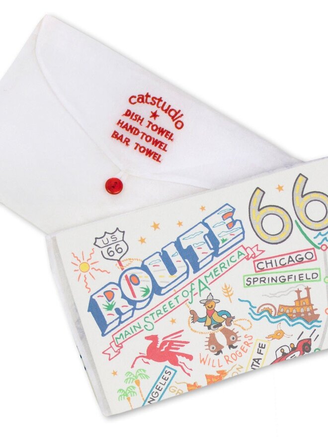 Route 66 Dish Towel