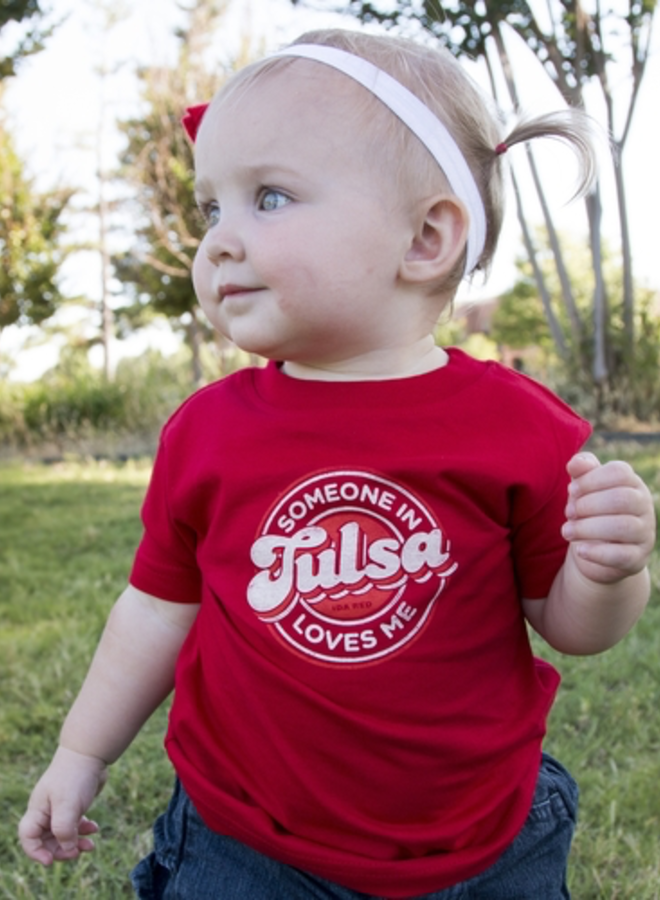 Someone In Tulsa Loves Me Toddler Tshirt