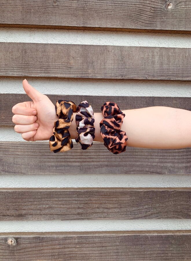 Leopard Scrunchie