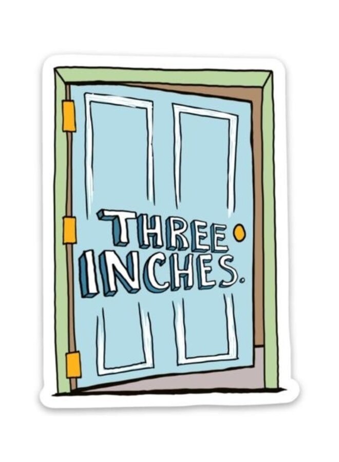 Three Inches Sticker - Stranger Things