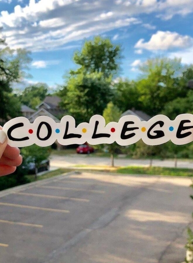 College Sticker