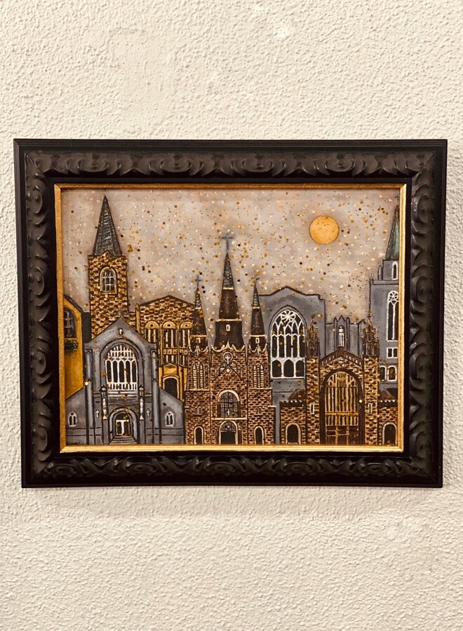 Downtown Tulsa Churches 11x14