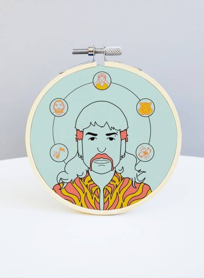 Tiger King Embroidery Kit
