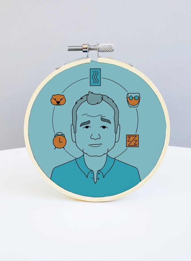 Bill Murray Embroidery Kit