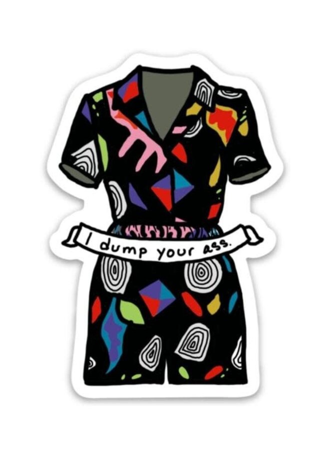 I Dump You Sticker - Stranger Things Edition
