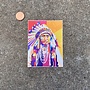 Native Headdress Pop Art Sticker