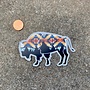 Teepee Art Bison Sticker