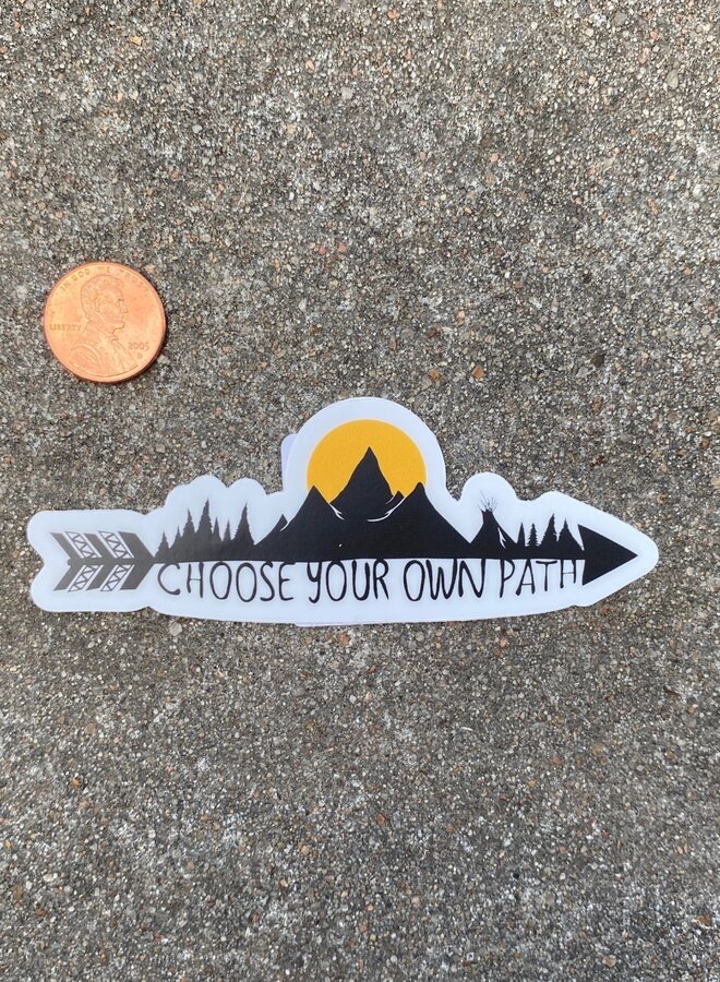 Choose Your Own Path Sticker