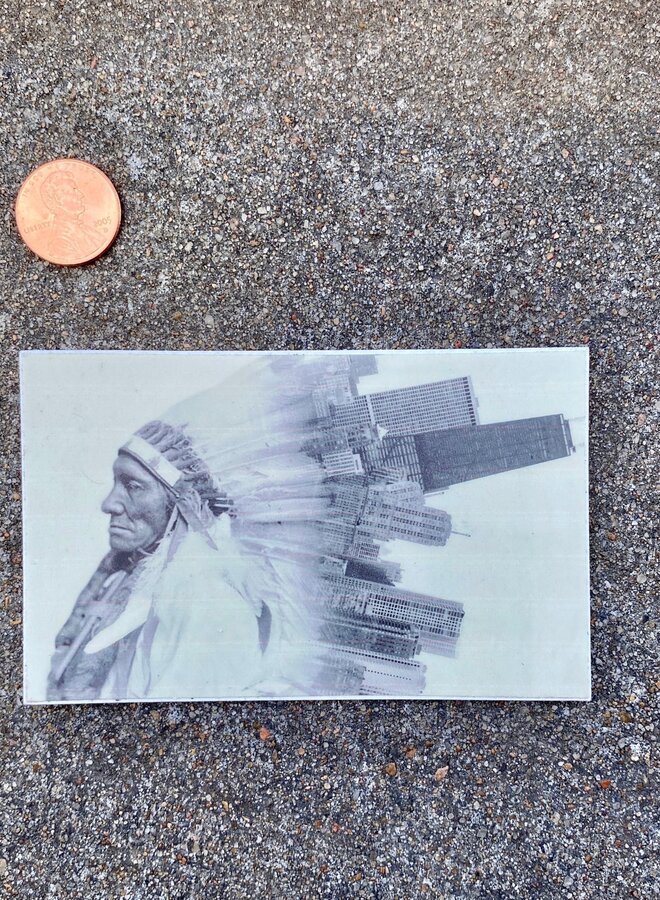 Native Skyline Sticker