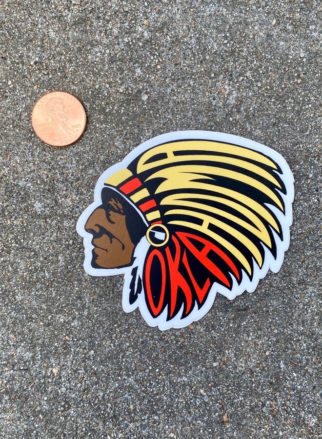 Oklahoma Headdress Sticker