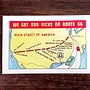 Kicks on Route 66 Postcard