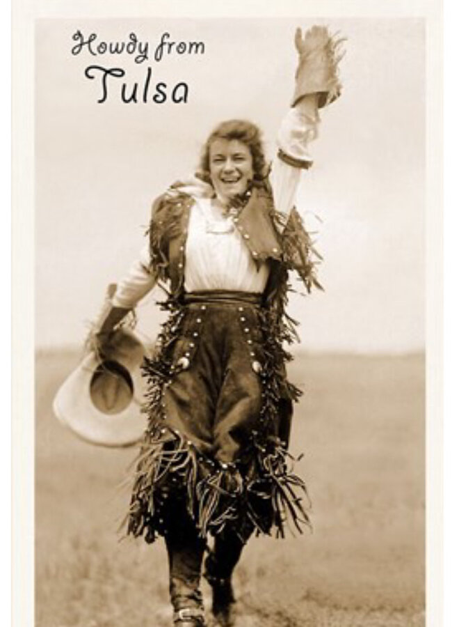 Howdy From Tulsa Postcard