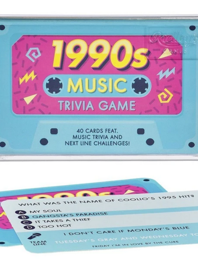 1990s Music Trivia Game