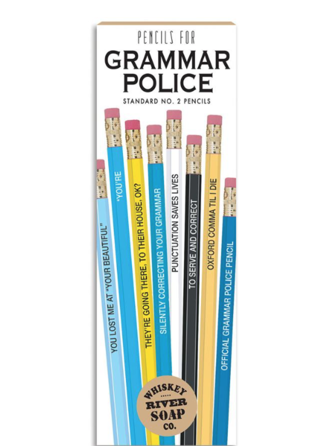 Grammar Police Pencils
