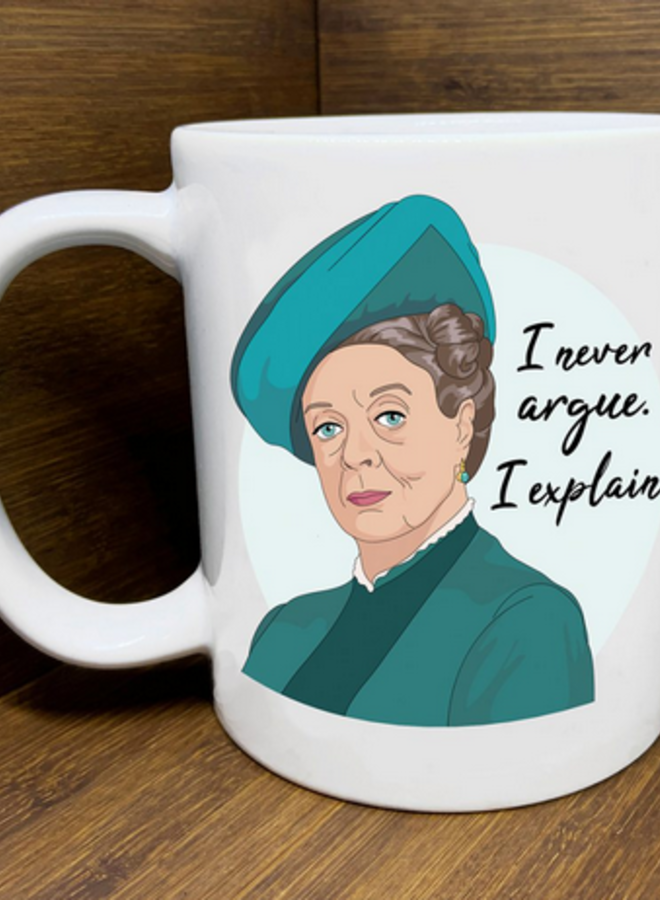 Downton Maggie Smith Mug