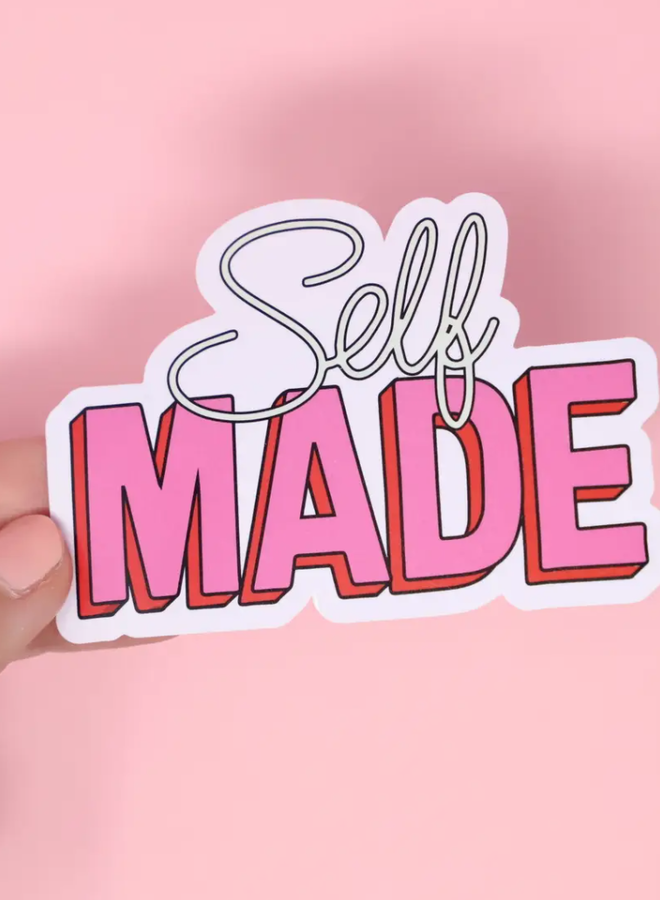 Self Made Sticker