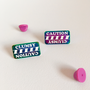 Caution Clumsy Enamel Pin