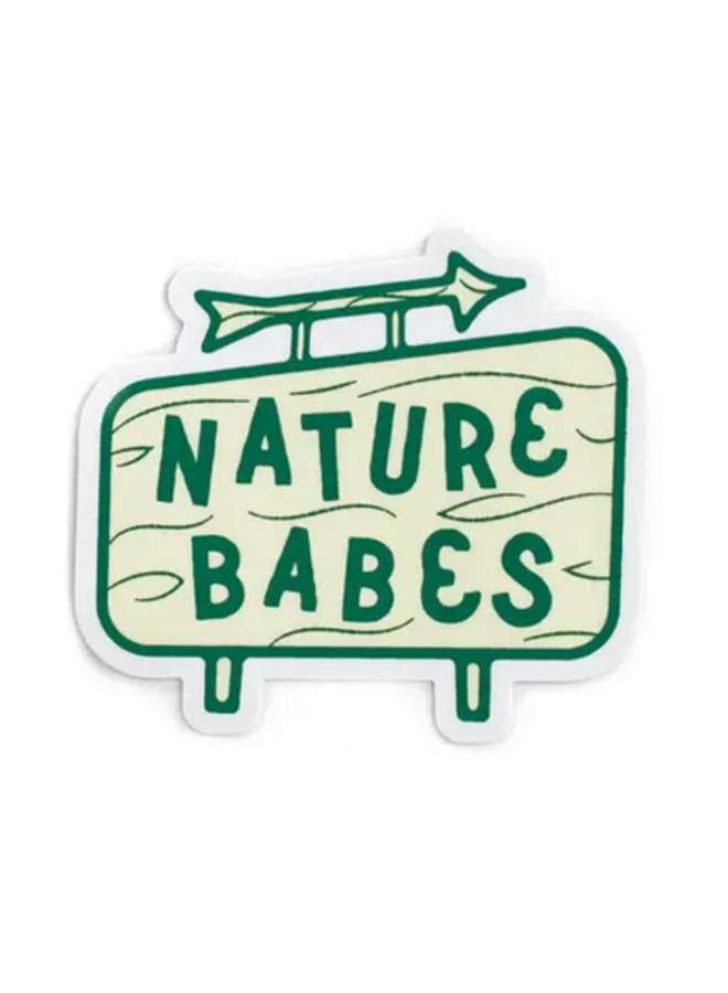 Nature Babes Sign Sticker