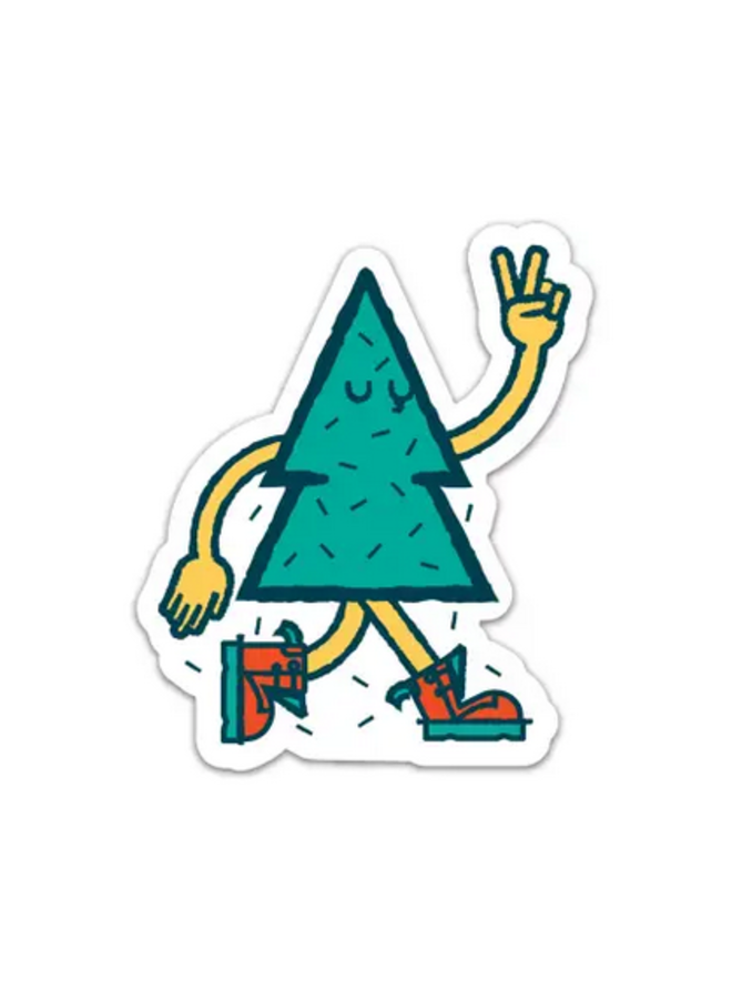 Peace Tree Friend Sticker