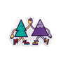 Tree & Mountain Friends Sticker