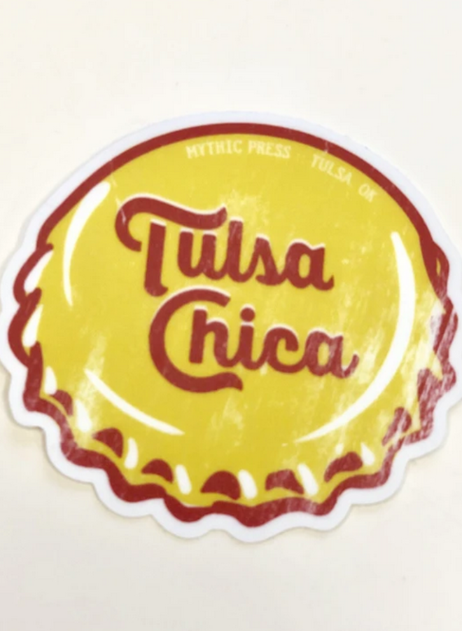 Tulsa Chica Sticker