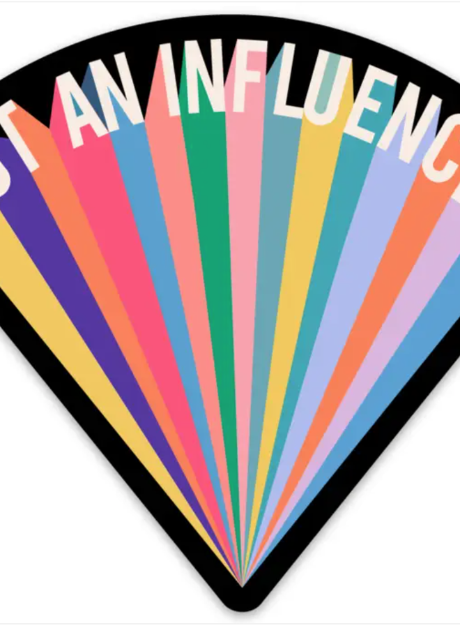 Not An Influencer Sticker