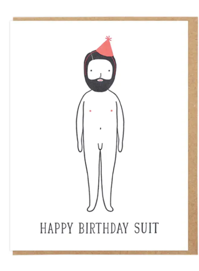 Happy Birthday Suit Guy Card