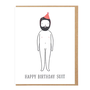 Happy Birthday Suit Guy Card