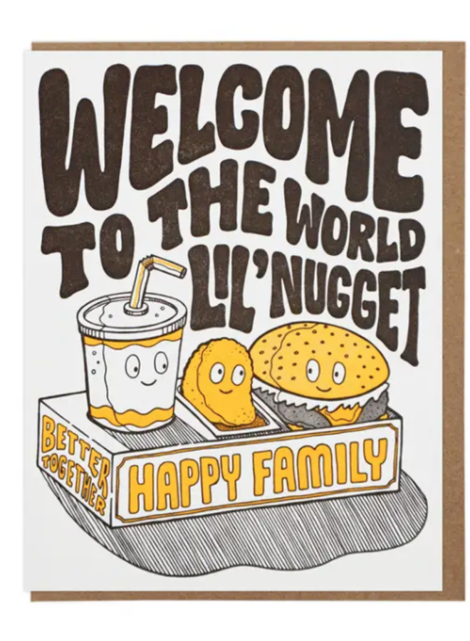 Welcome Lil Nugget Card
