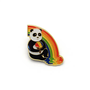 Panda Rainbow Snow Cone Enamel Pin