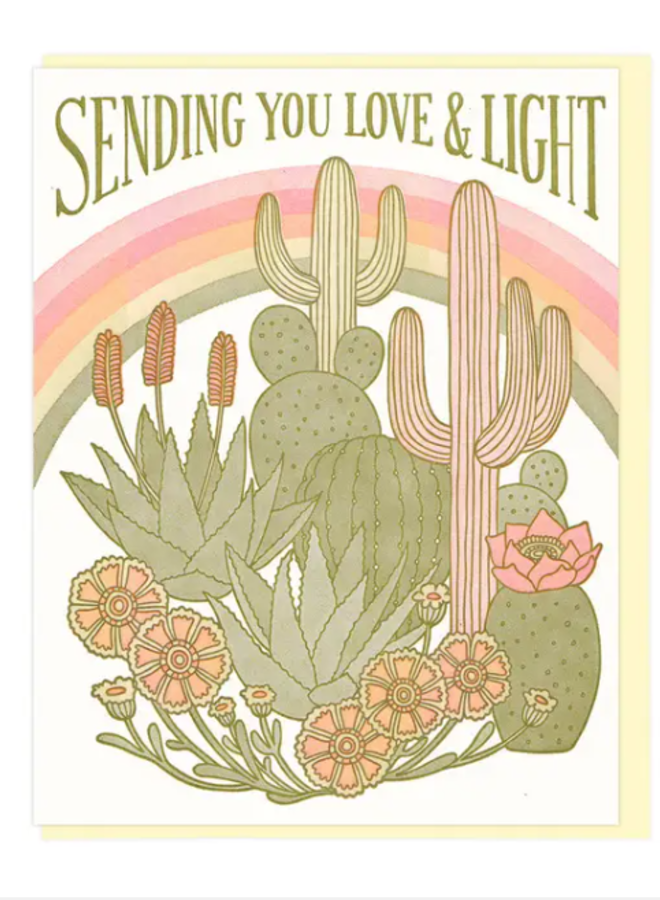 Sending You Love And Light Card