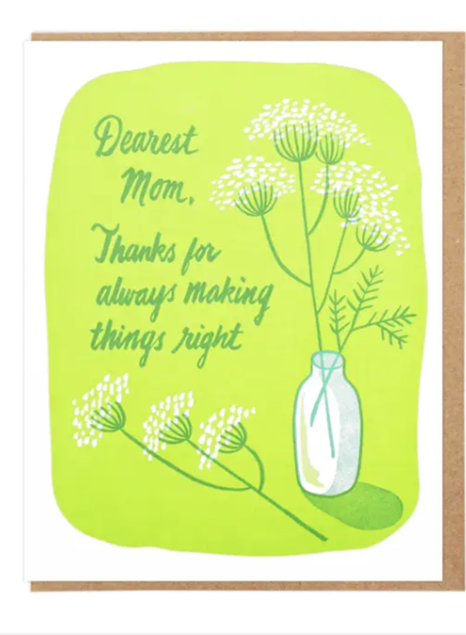 Dearest Mom Card
