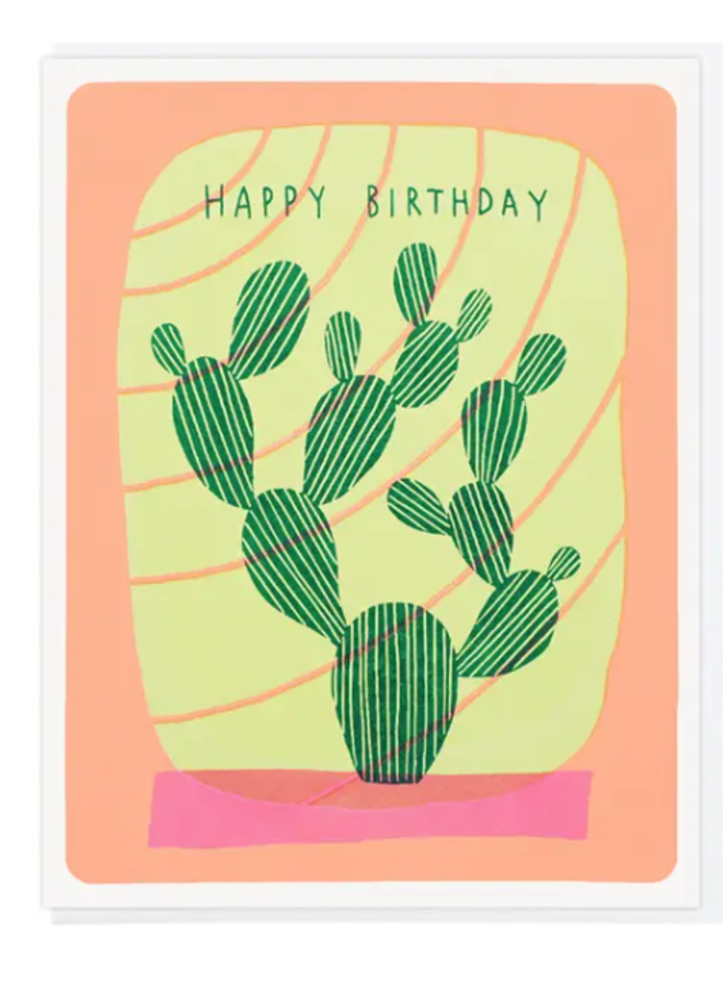 Happy Birthday Cactus Card