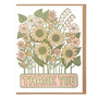 Thank You Flowers Card