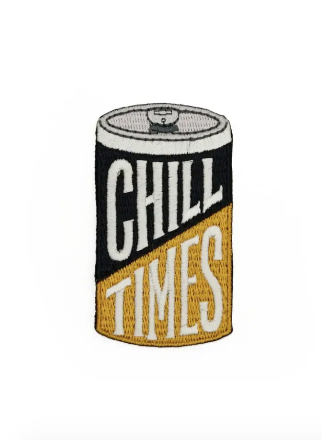 Vintage Beer Can Embroidered Patch