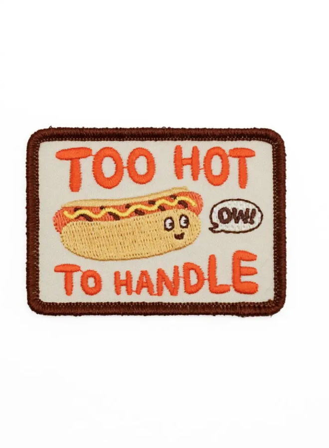 Hot Dog Embroidered Patch