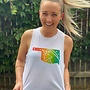 Rainbow Unicorn Racerback Crop Top