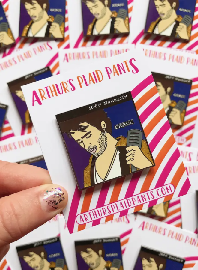 Jeff Buckley Enamel Pin