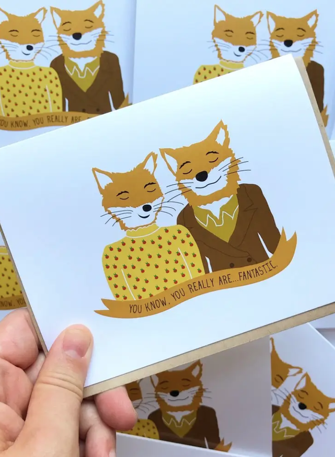 Fantastic Mr. Fox Card
