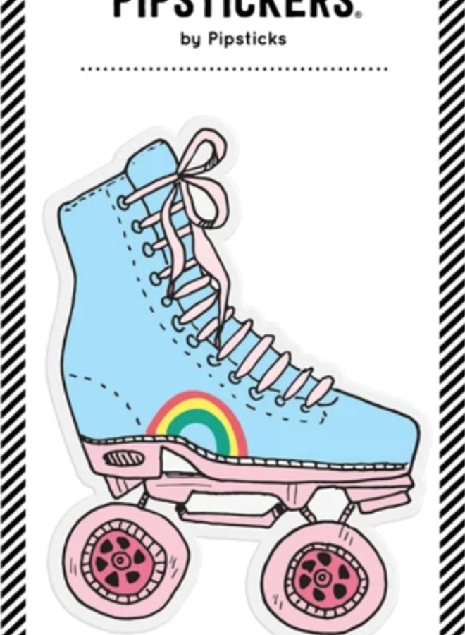 Big Puffy Roller Skate Sticker