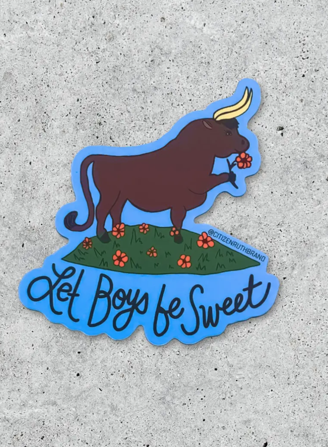 Let Boys Be Sweet Sticker